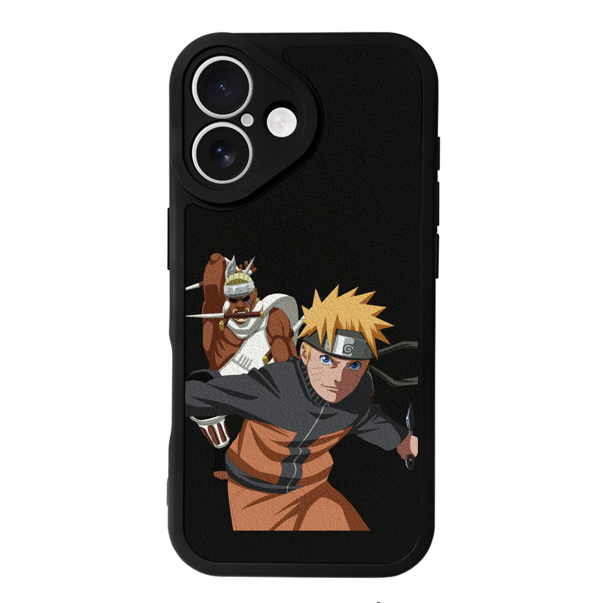 （画像用） NARUTO -ナルト- うずまき ナルト Uzumaki Naruto 【iPhone 16シリーズ対応】シリコンスマホケース（レザー調） 材質：シリコン